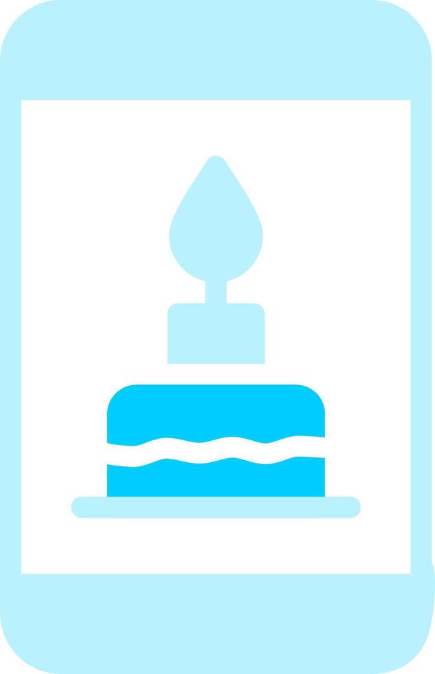 Line two Blue Colour vector