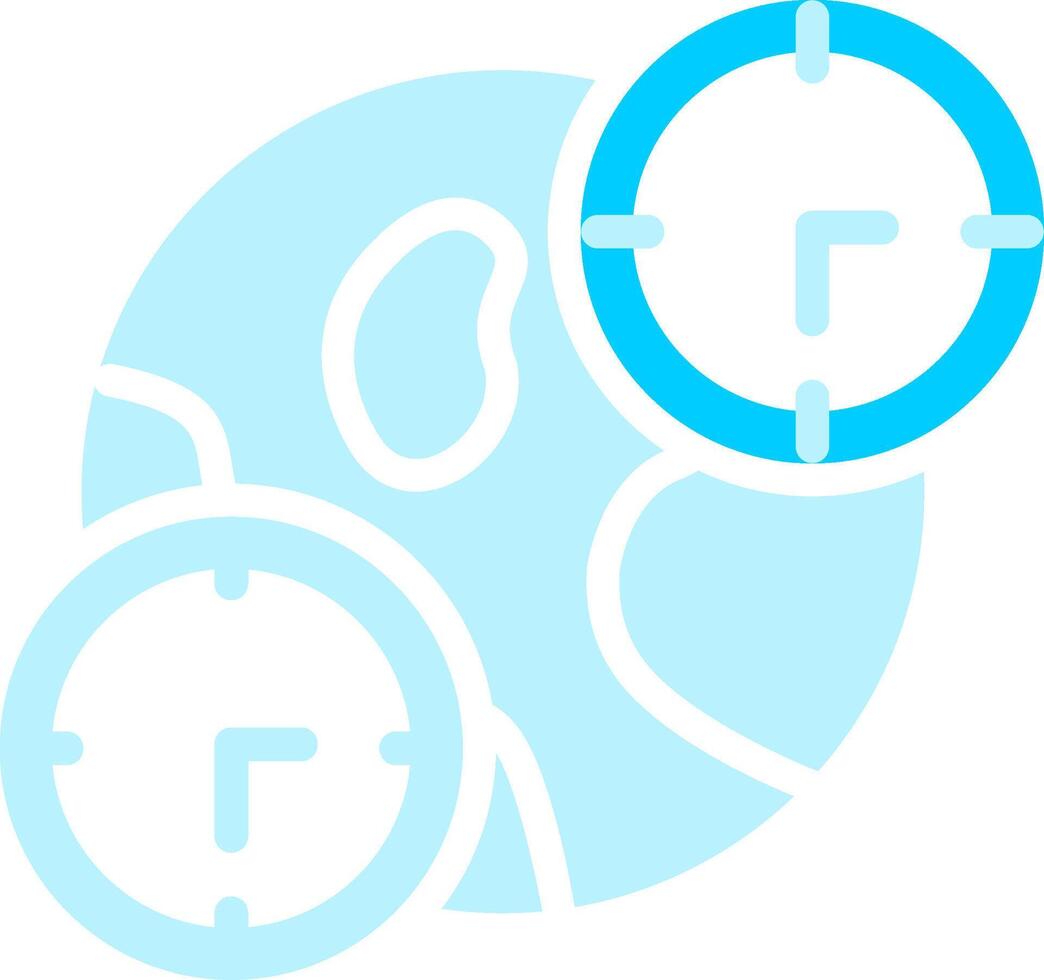 Jet Lag Creative Icon Design vector