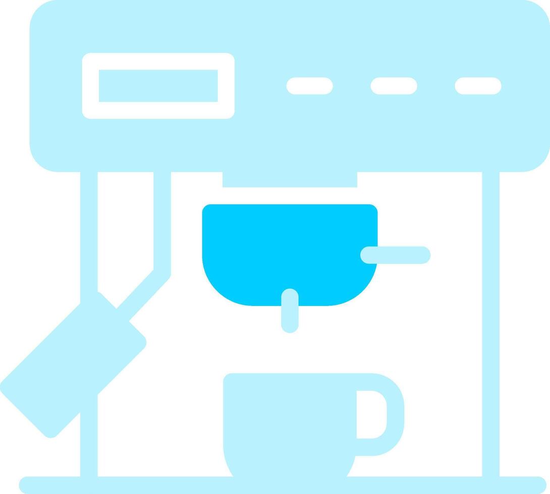 Coffee Machine Creative Icon Design vector