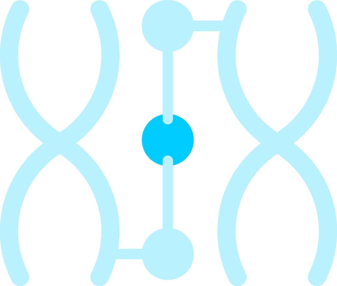 Cloning Creative Icon Design vector