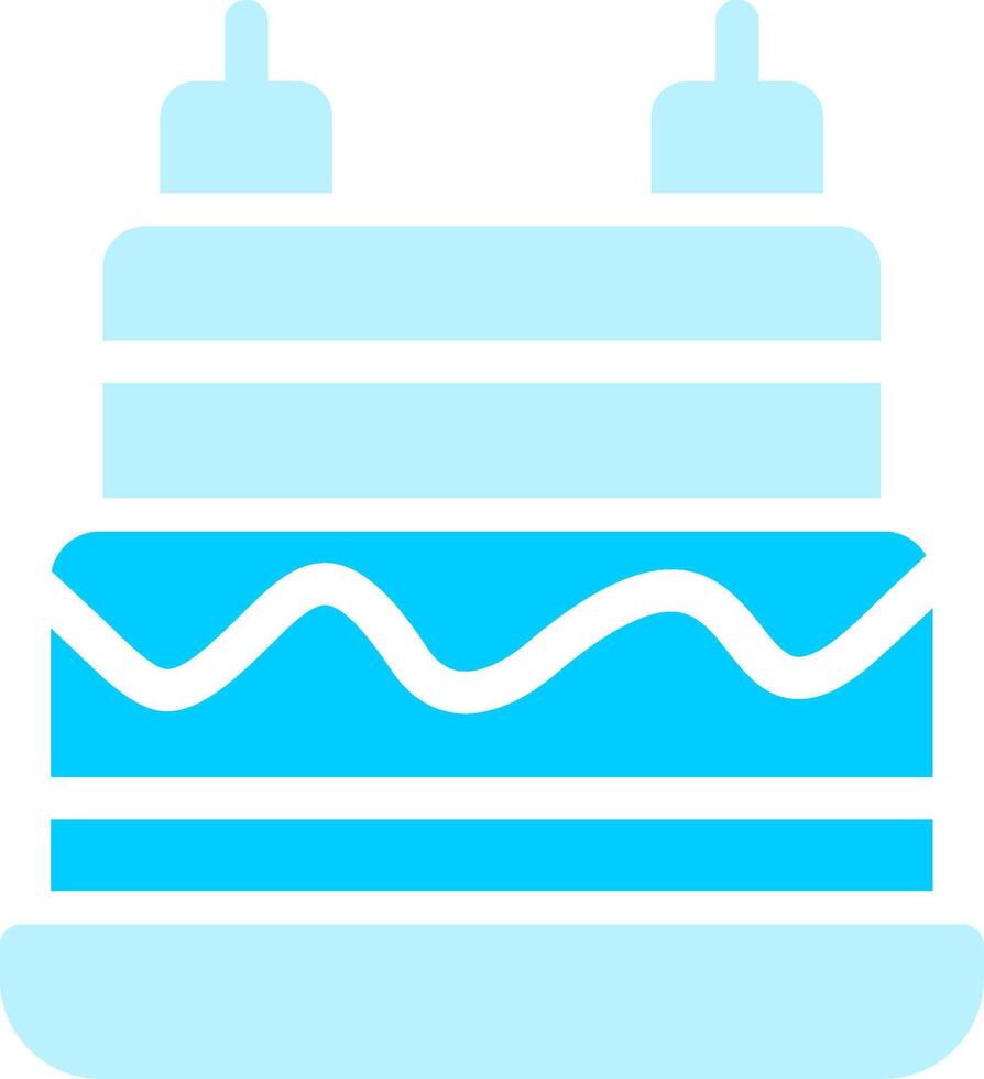 Birthday Cake Creative Icon Design vector