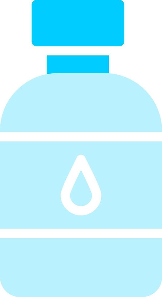 Water Bottle Creative Icon Design vector