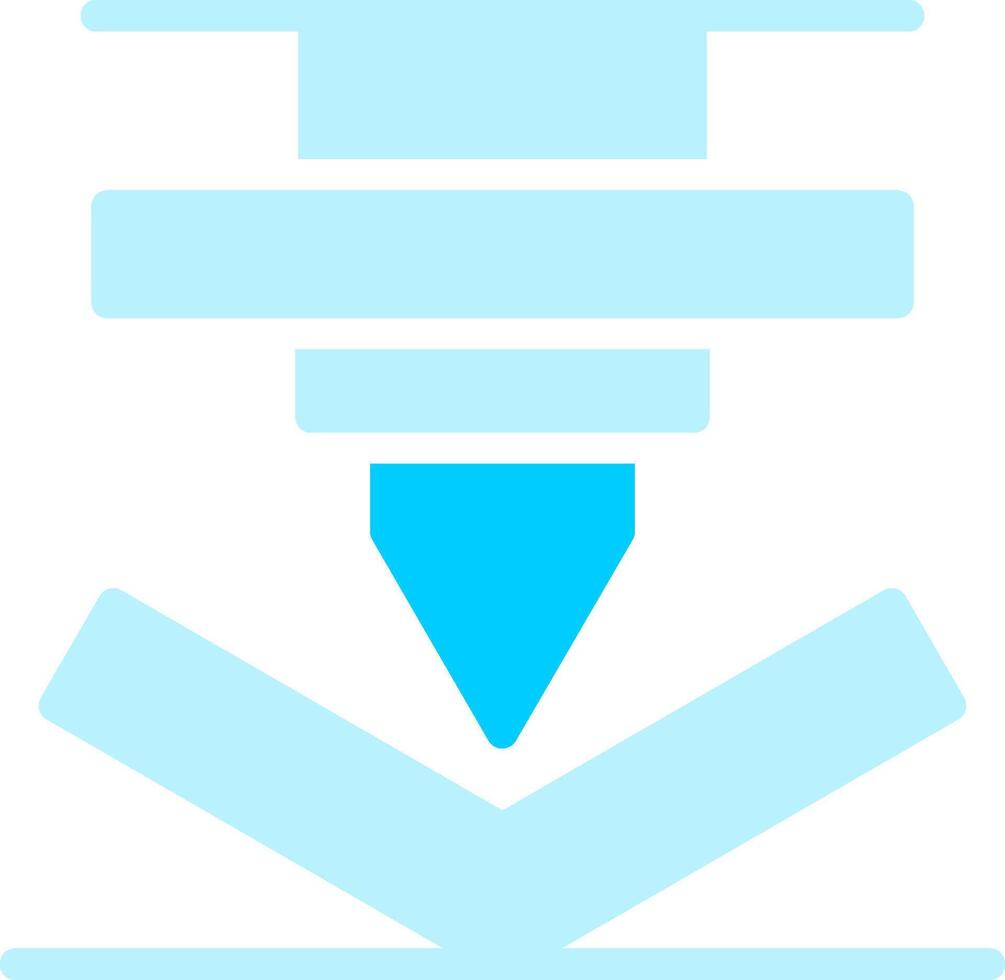 Bending Creative Icon Design vector