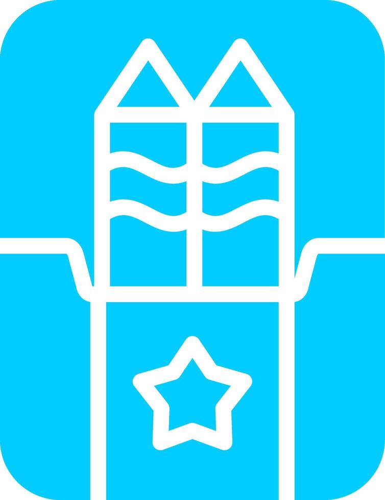 Line two Blue Colour vector