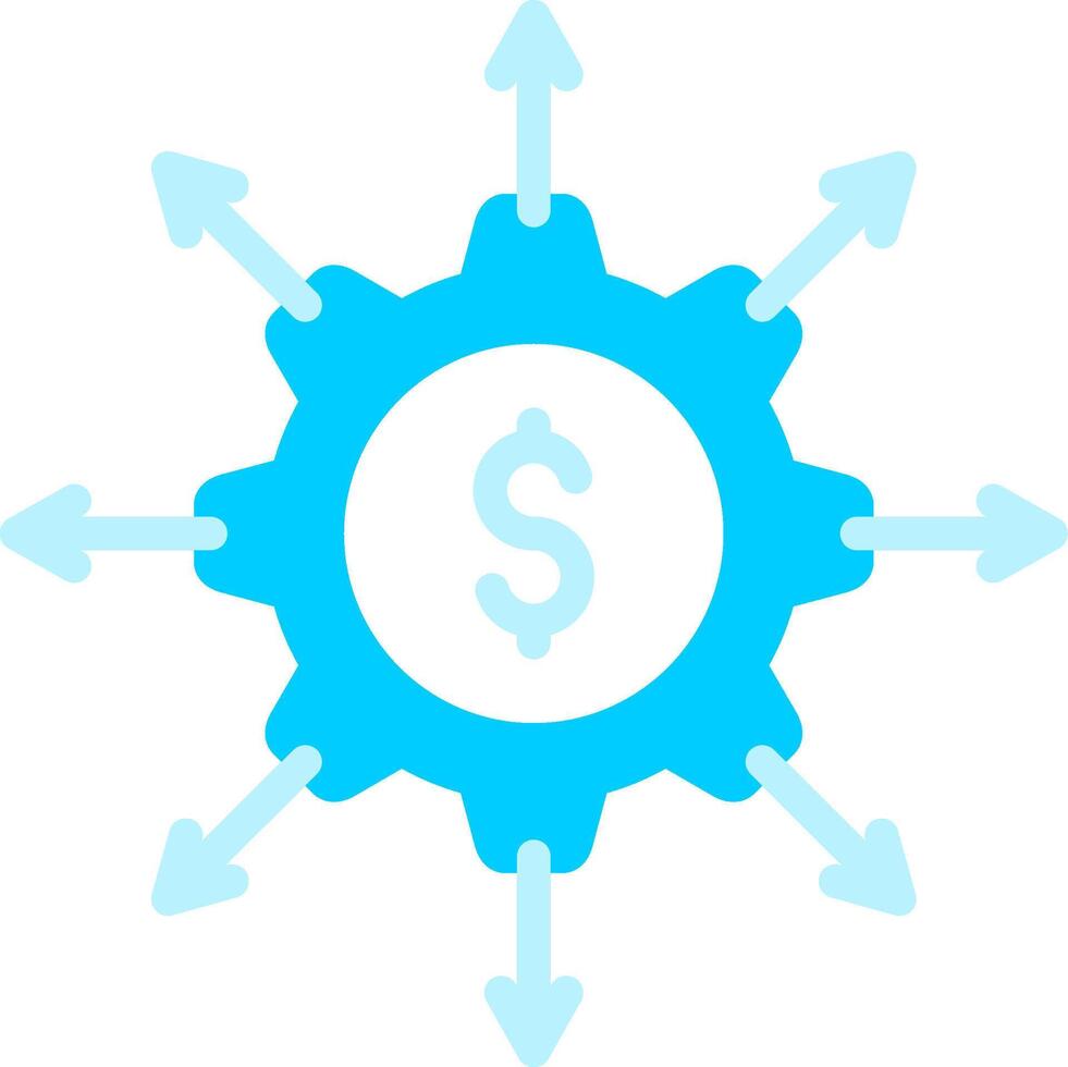 Crowdfunding Portal Creative Icon Design vector