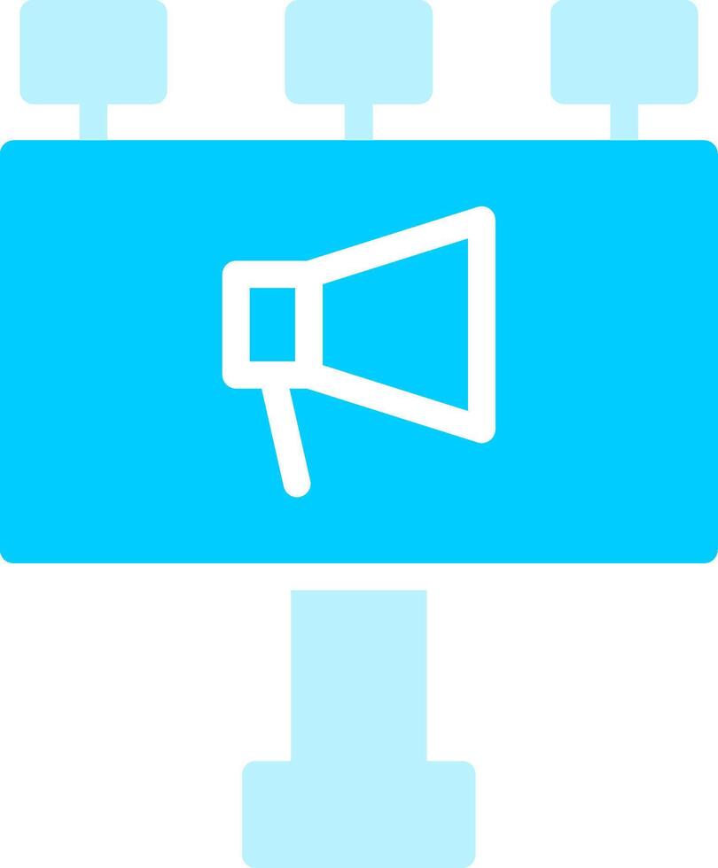 Billboard Creative Icon Design vector