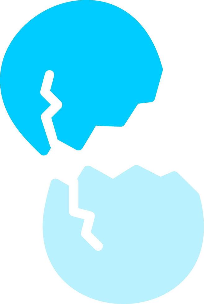 Line two Blue Colour vector