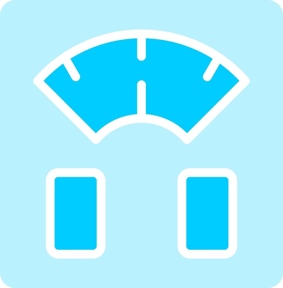Body Scale Creative Icon Design vector