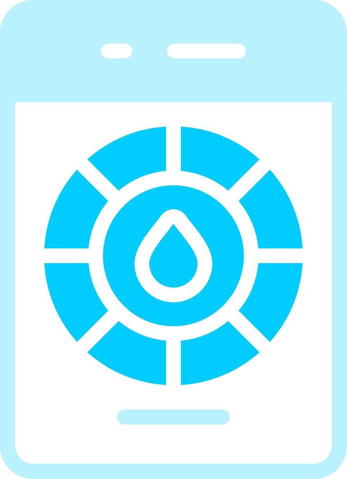 Line two Blue Colour vector