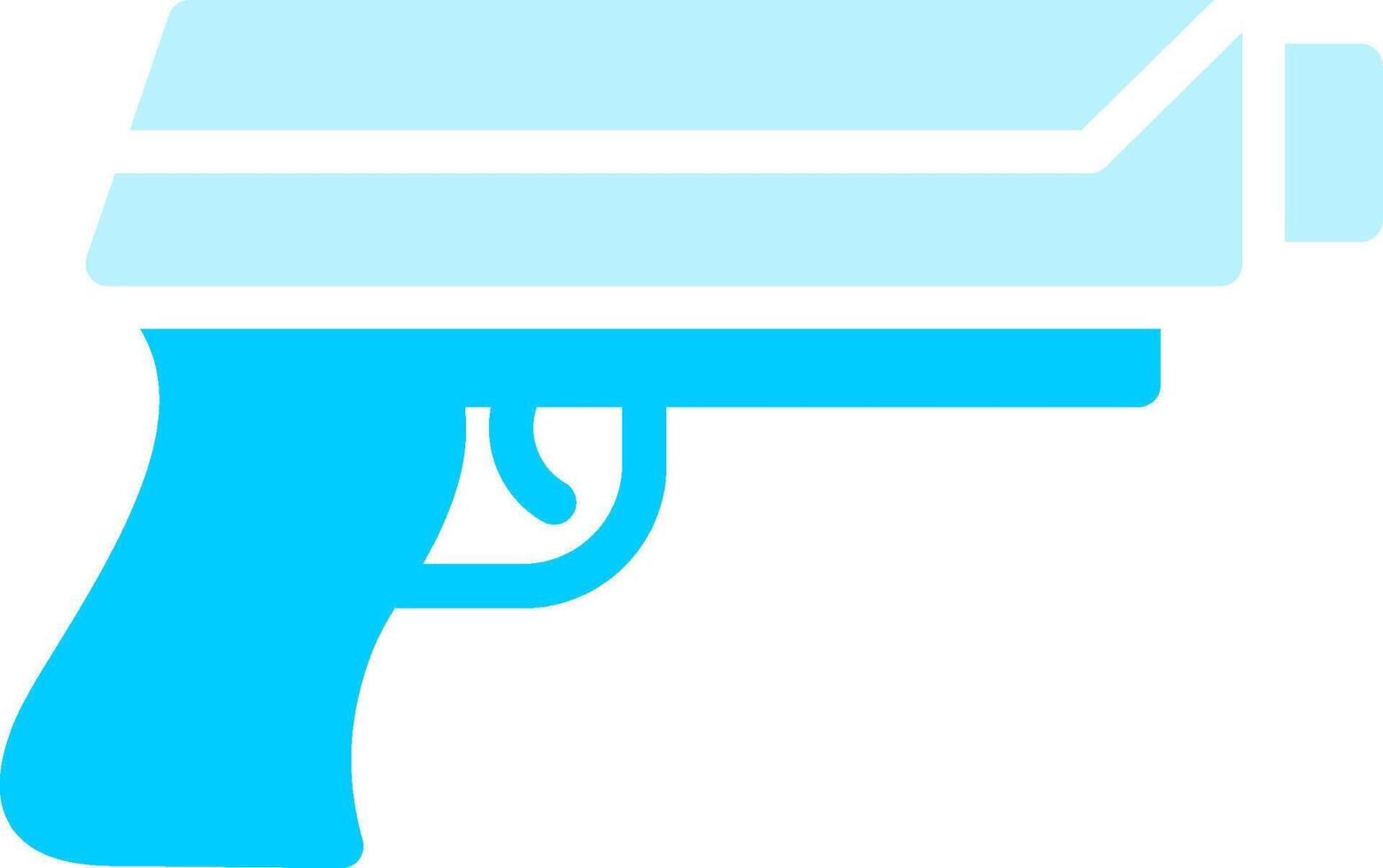 diseño de icono creativo de pistola vector