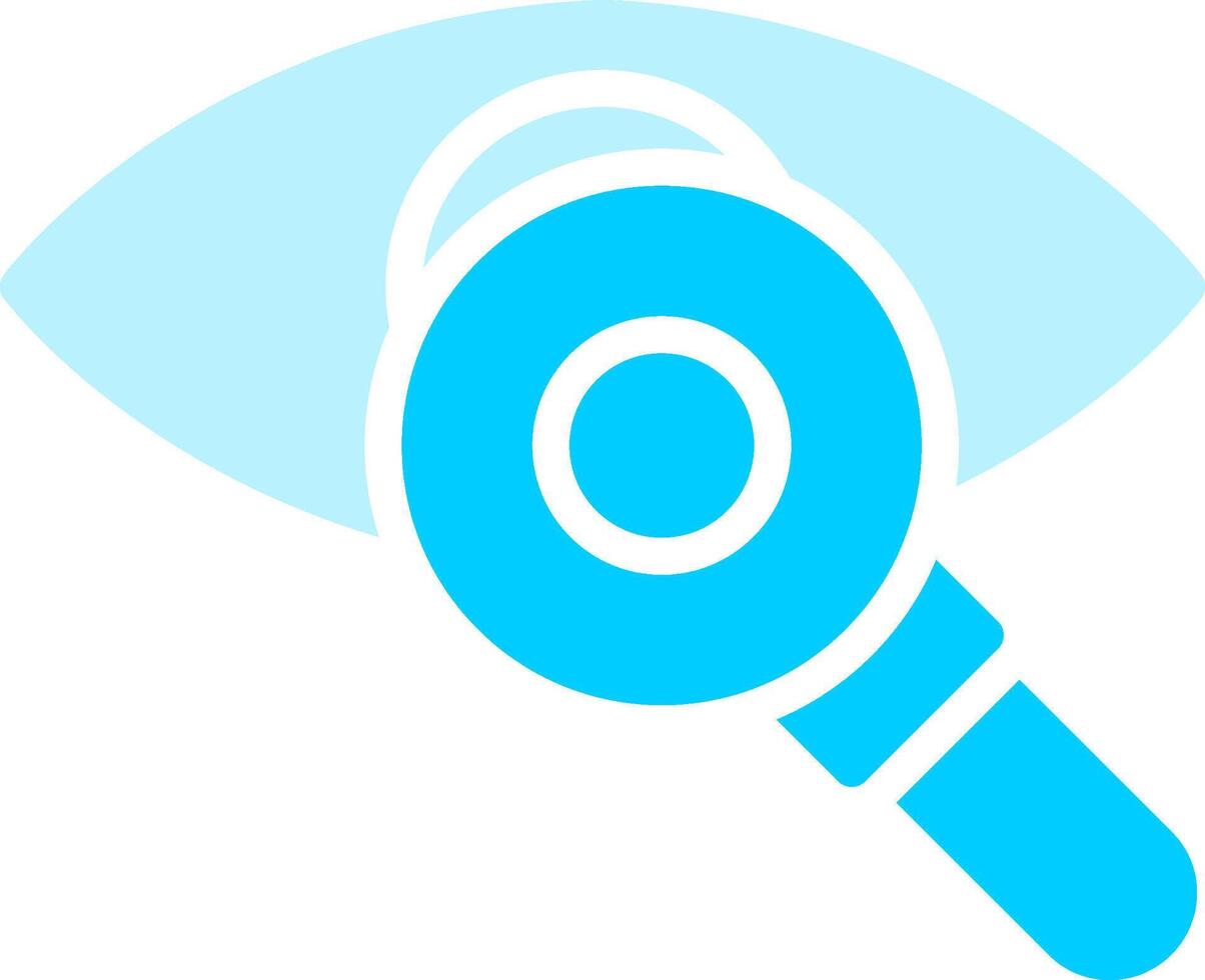 Eye Test Creative Icon Design vector