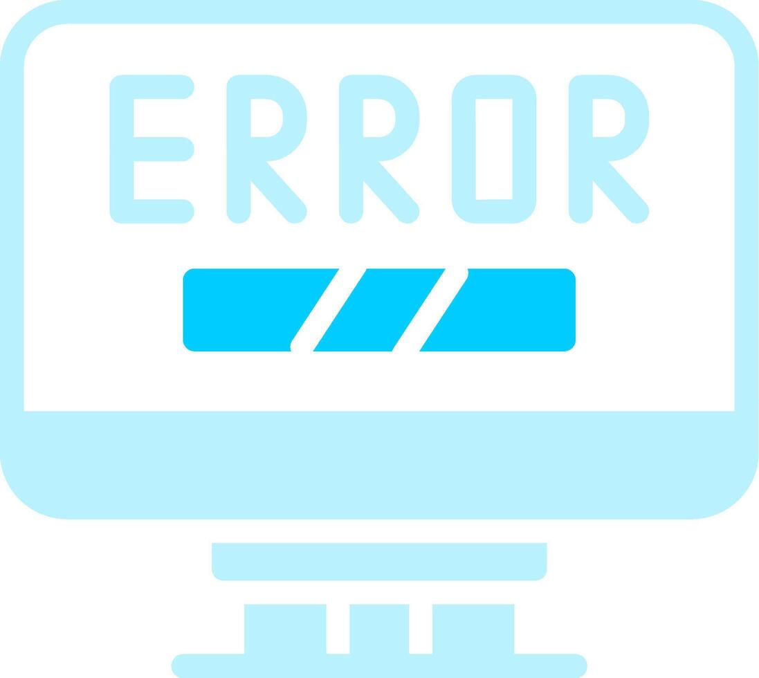 Error Creative Icon Design vector