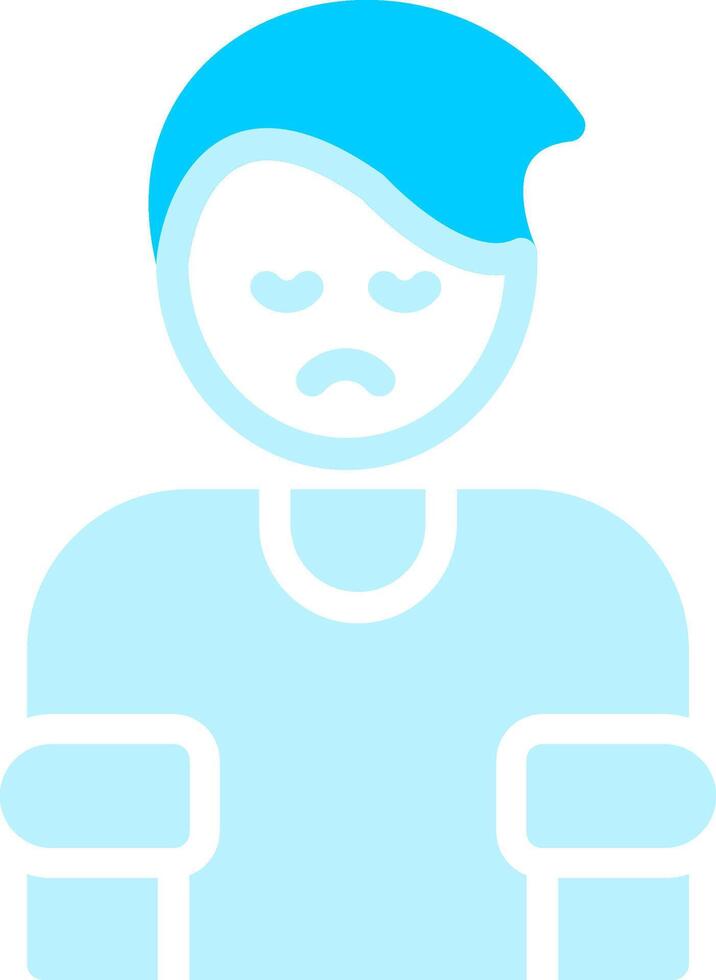 Depression Creative Icon Design vector