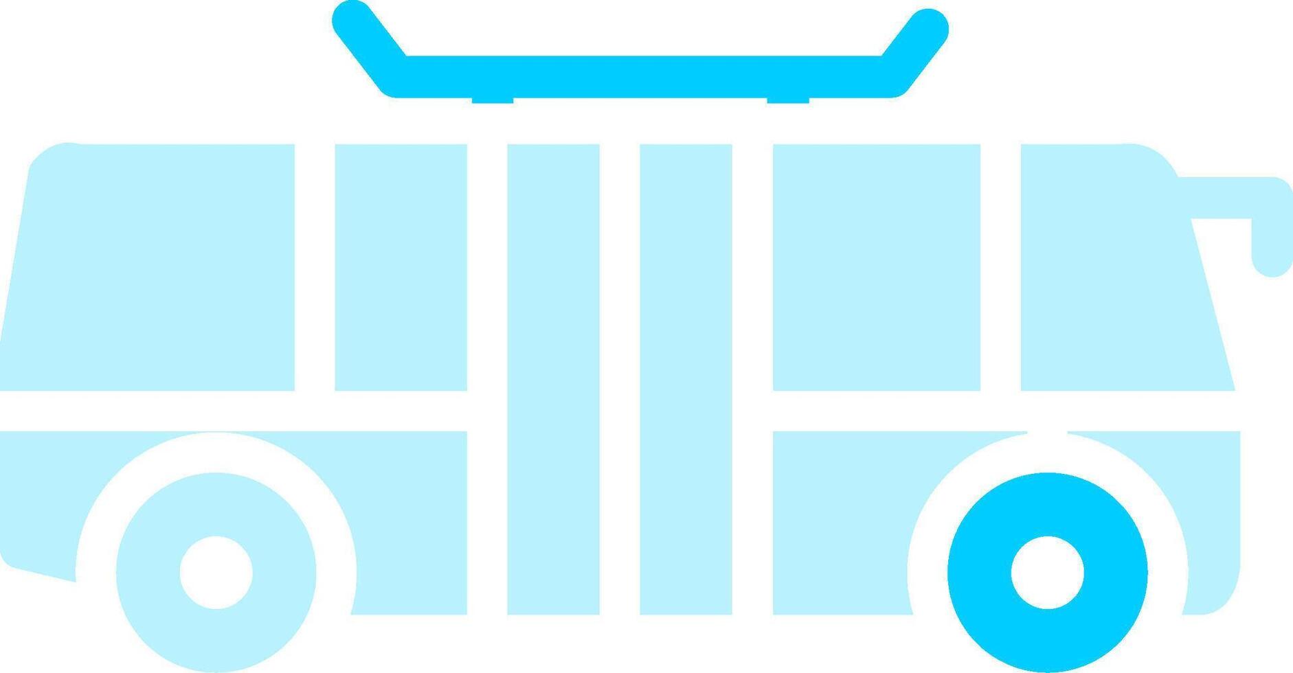 diseño de icono creativo de autobús vector