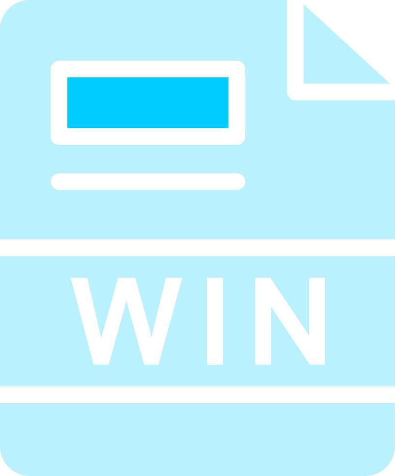 WIN Creative Icon Design vector