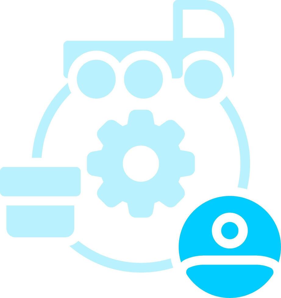 Supply Chain Creative Icon Design vector
