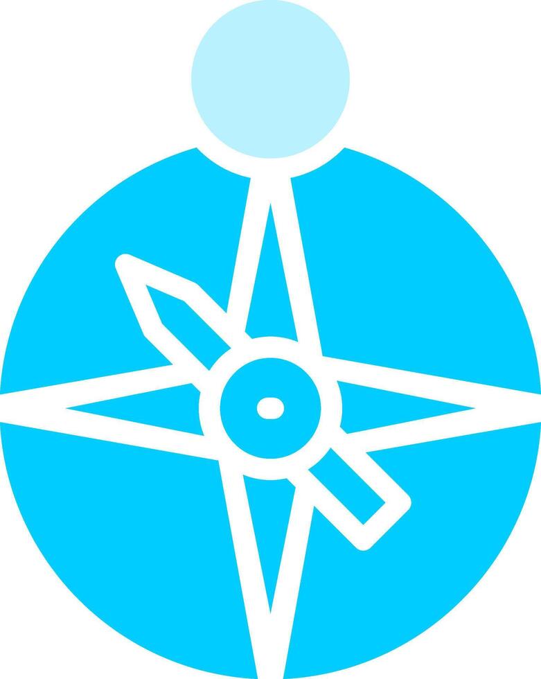 Compass Creative Icon Design vector