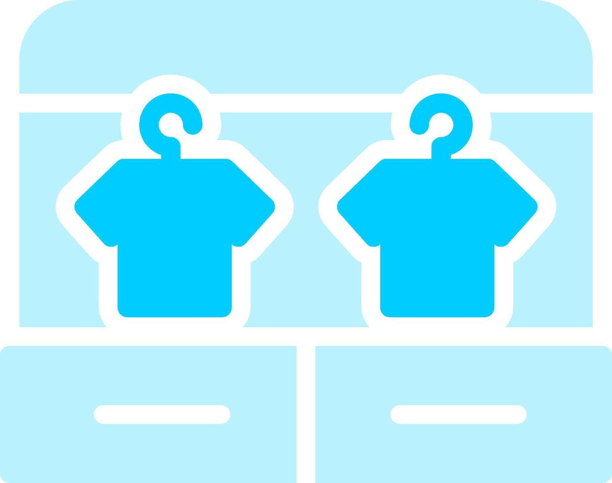 Line two Blue Colour vector