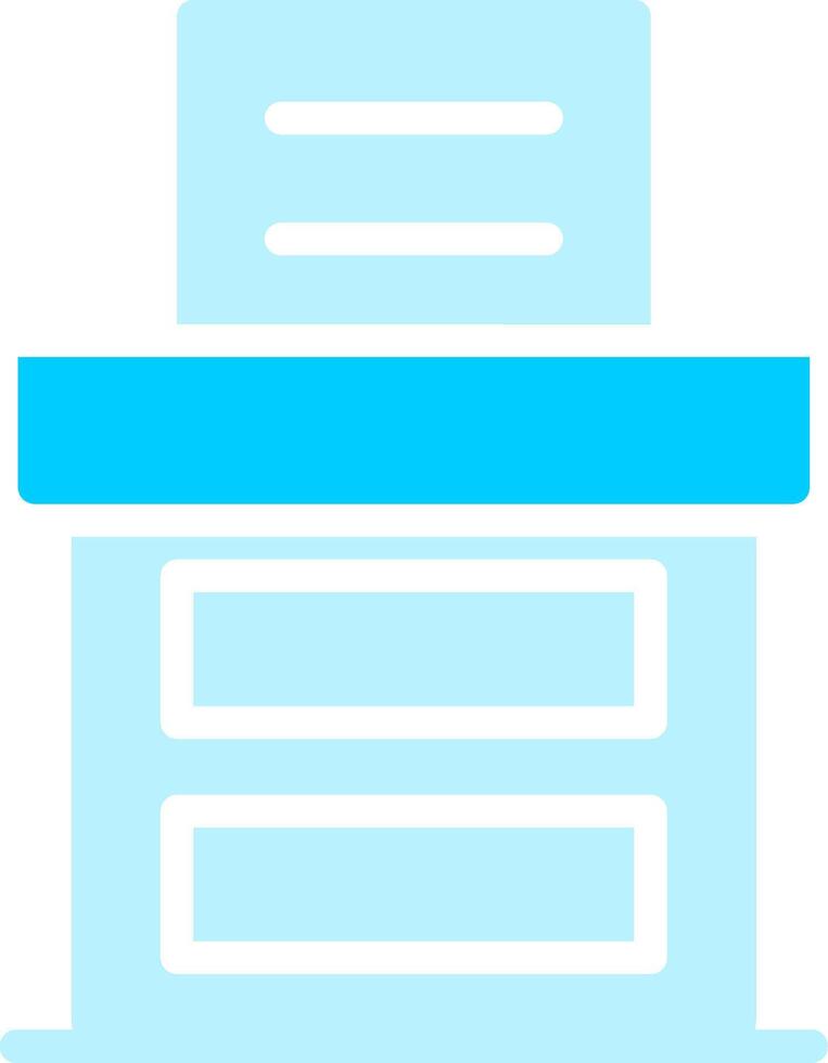 Line two Blue Colour vector