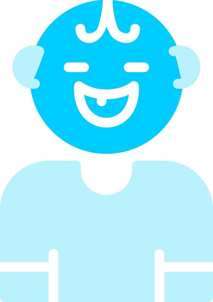 Baby Smile Creative Icon Design vector