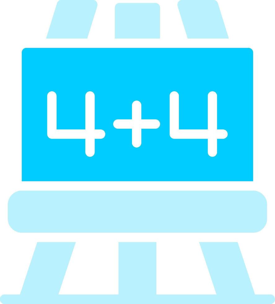 Line two Blue Colour vector