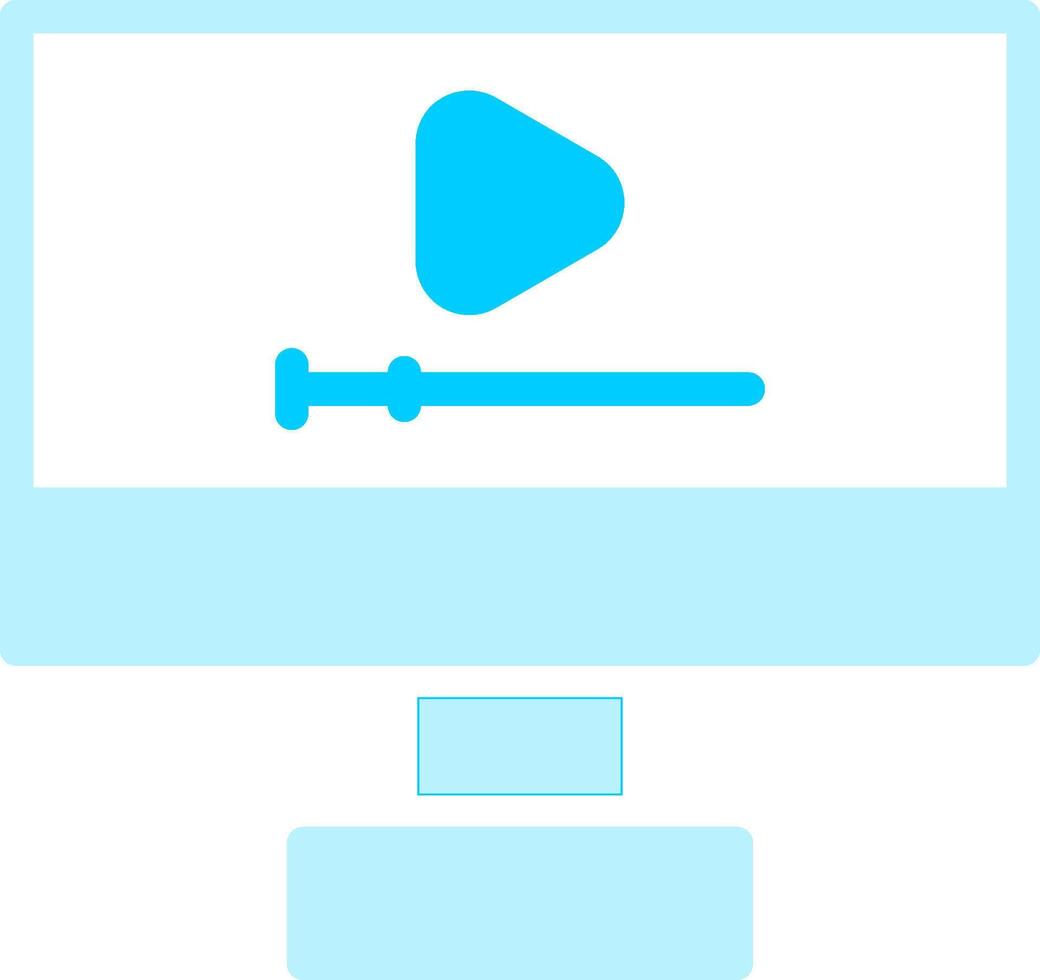 Video Creative Icon Design vector