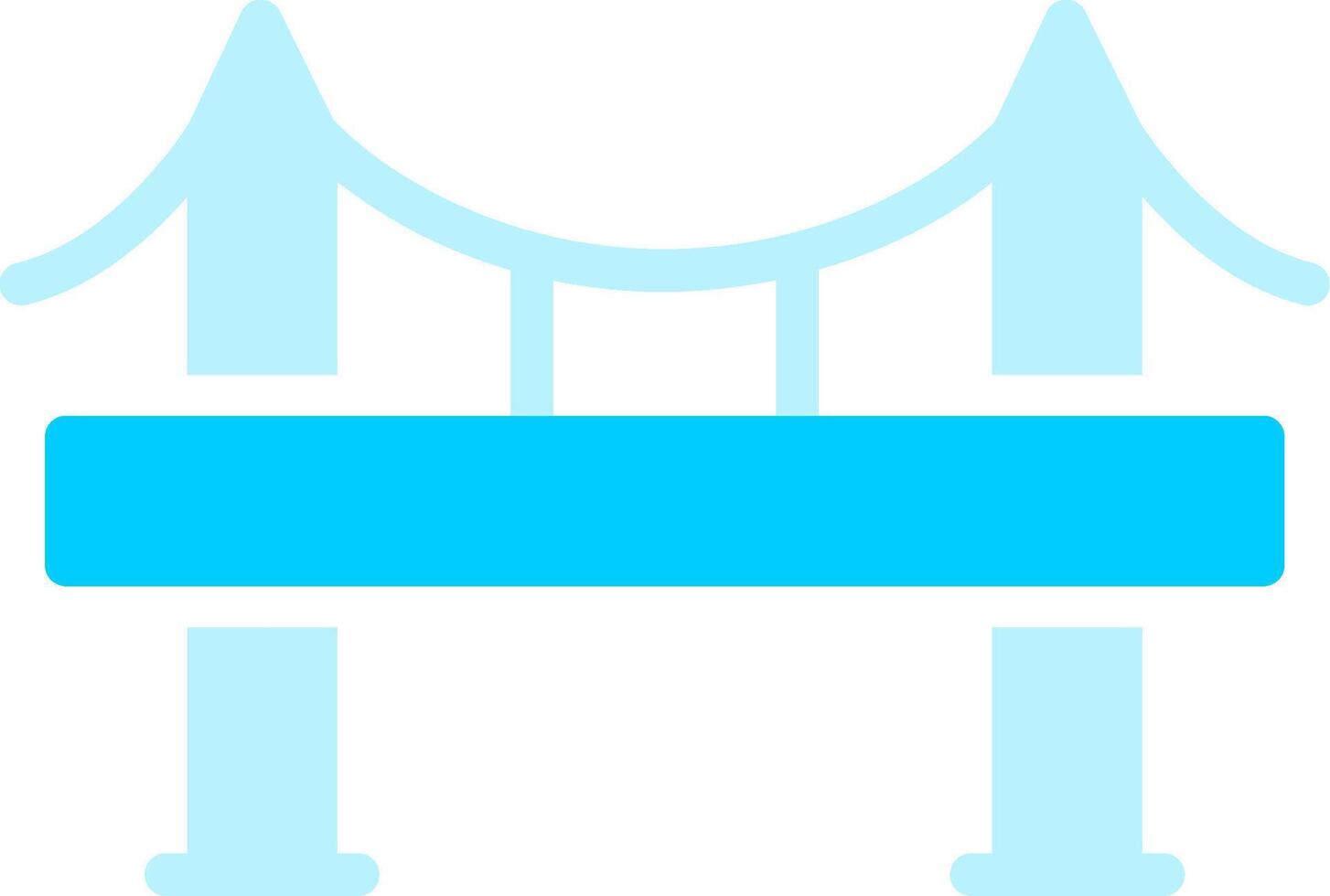 Bridge Creative Icon Design vector