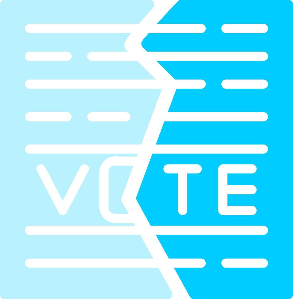 Ballot Creative Icon Design vector