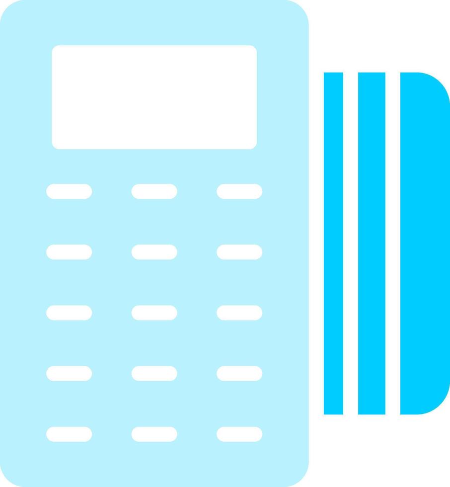 Pos Terminal Creative Icon Design vector