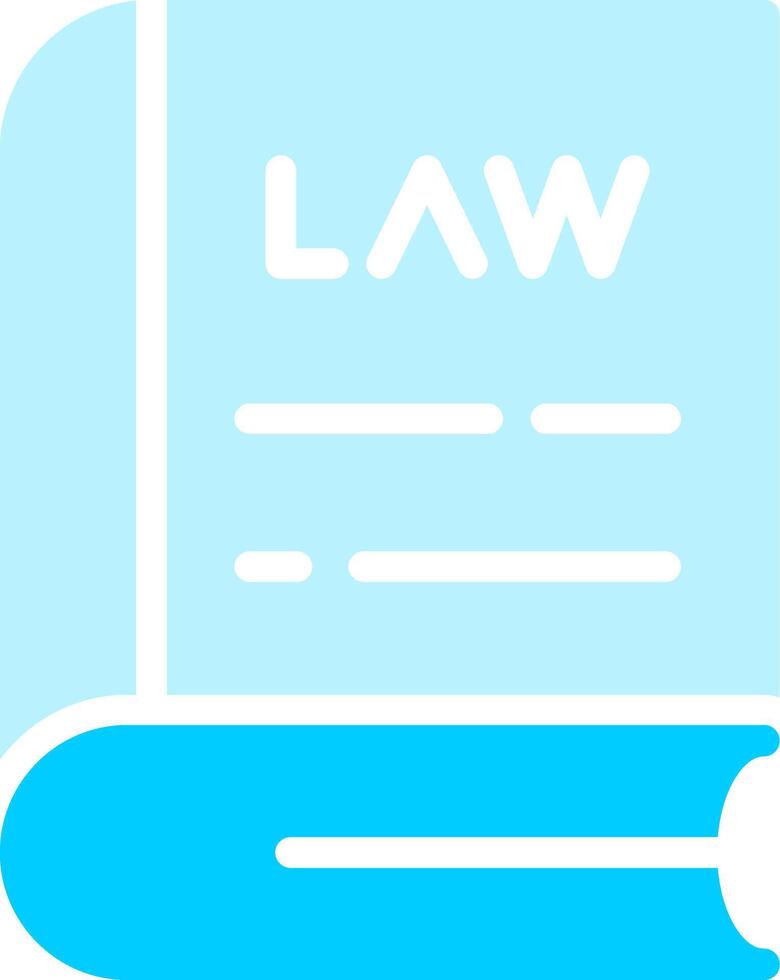 diseño de icono creativo de libro de leyes vector