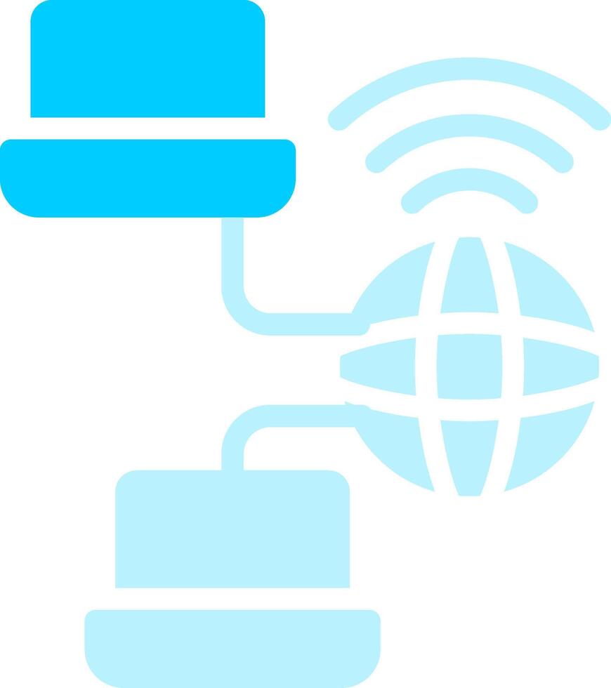Internet Of Things Creative Icon Design vector