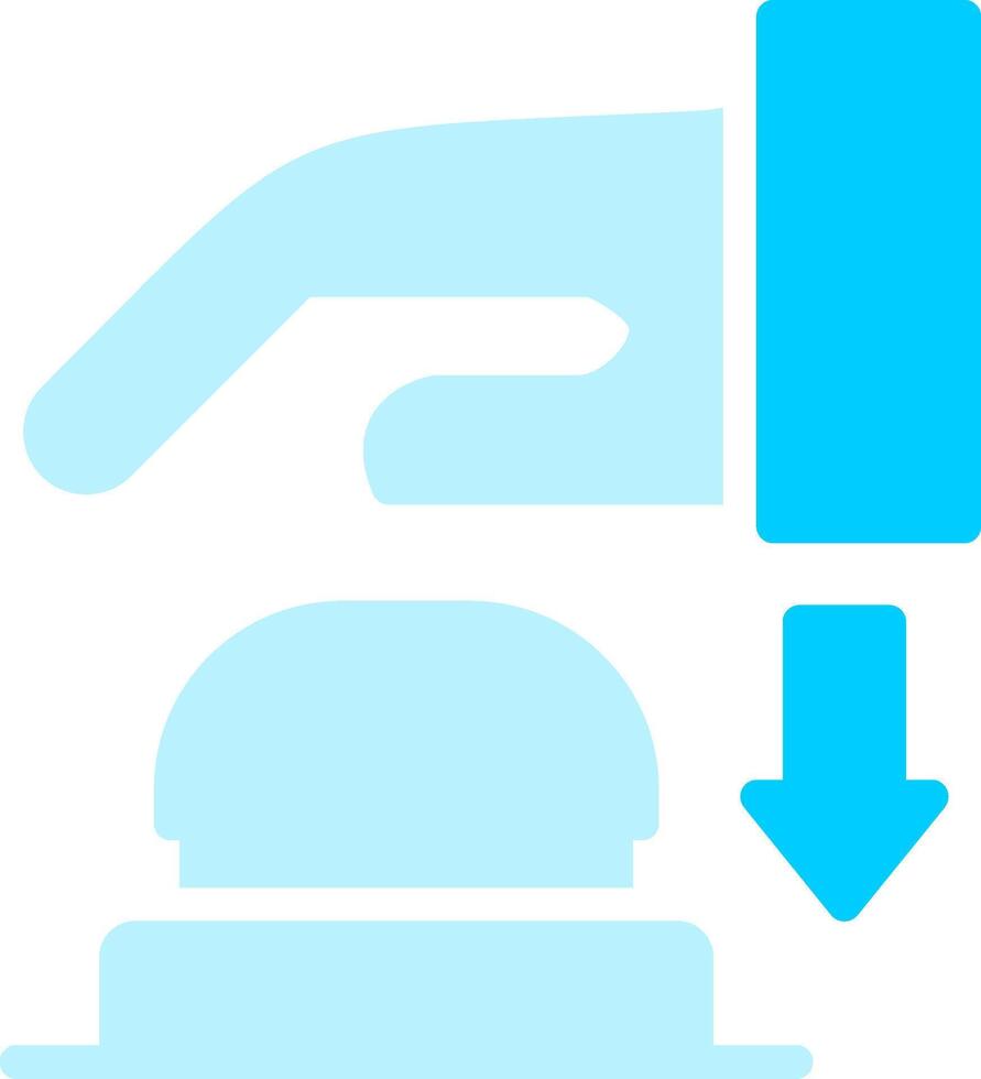 Line two Blue Colour vector
