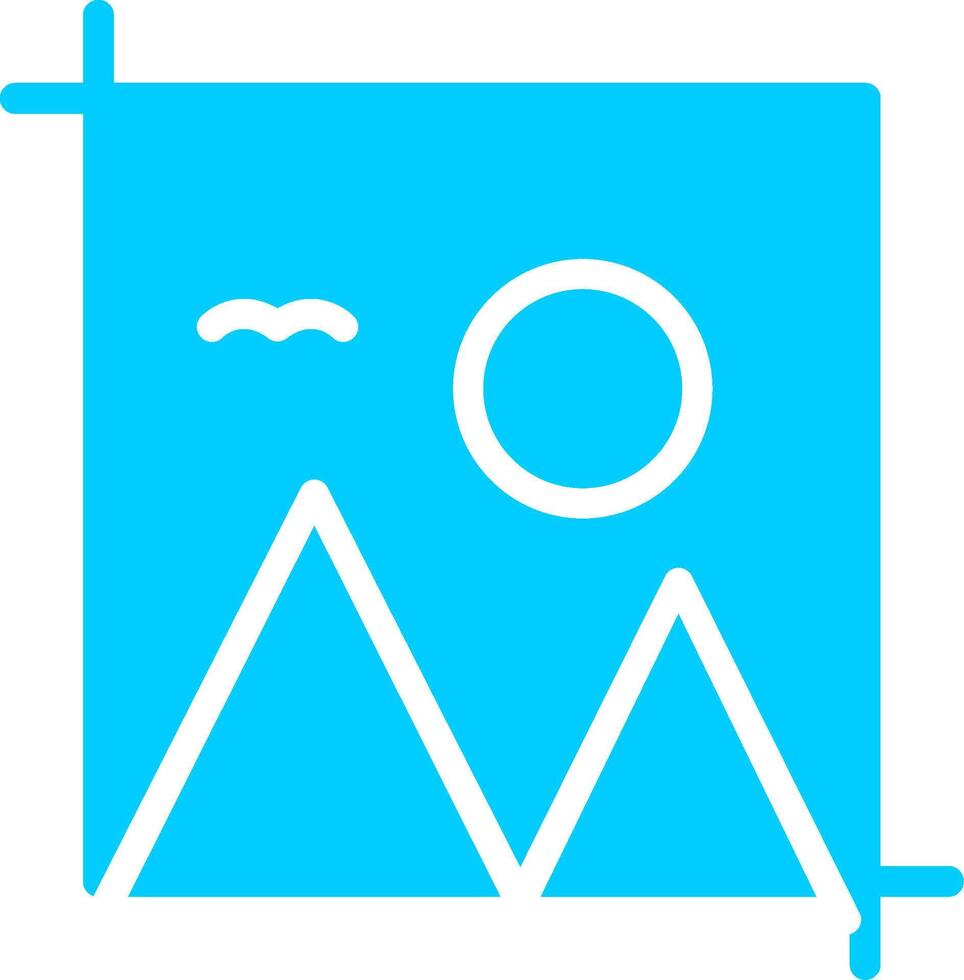 Crop Creative Icon Design vector