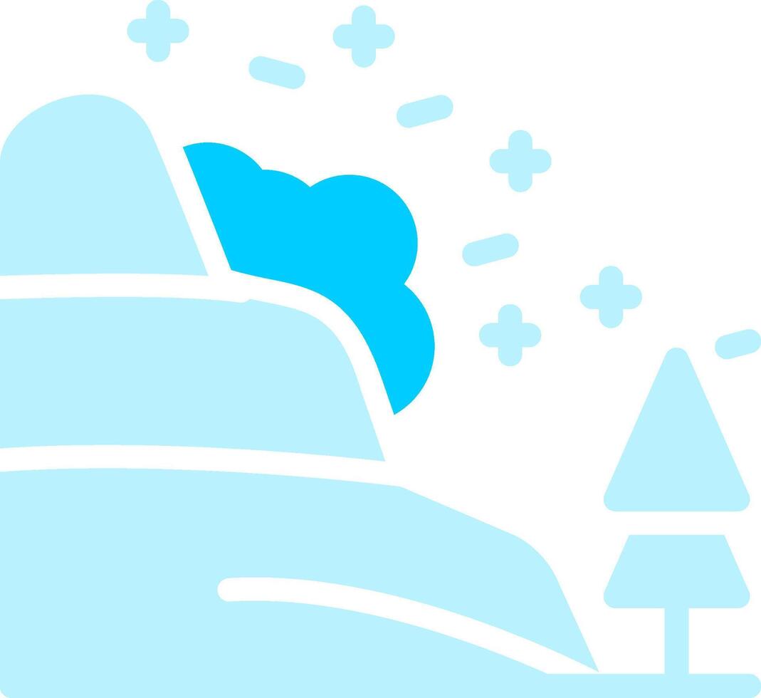 Avalanche Creative Icon Design vector