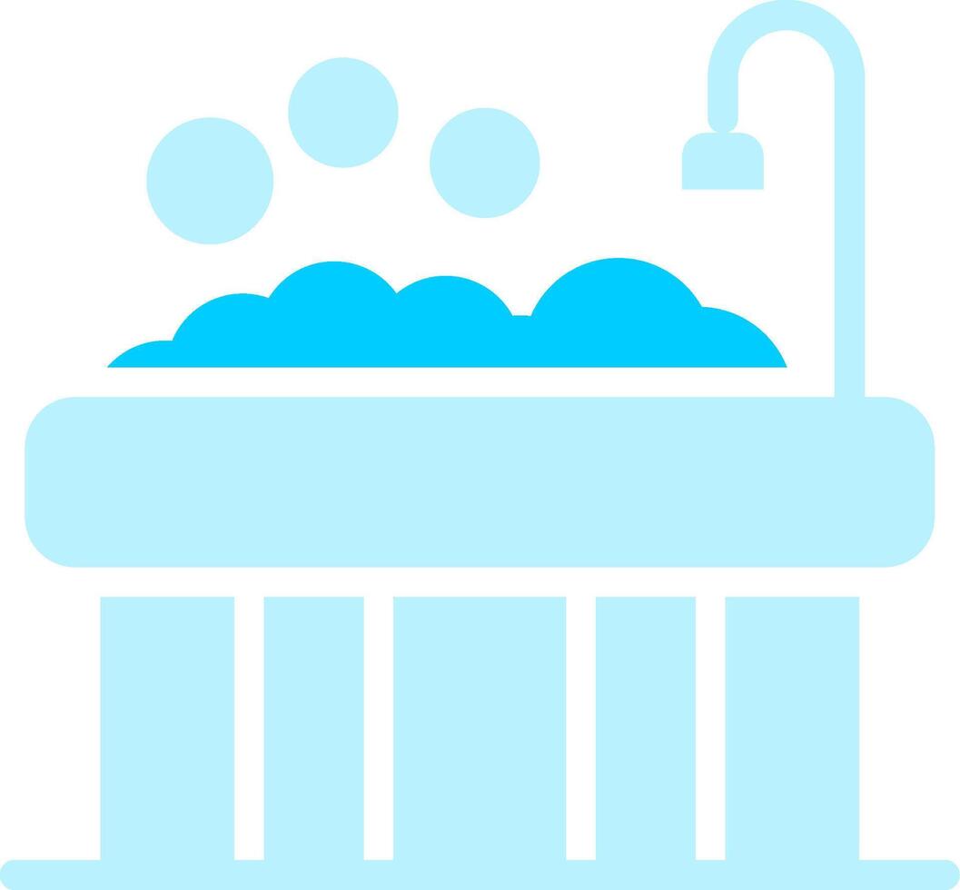 Bathtub Creative Icon Design vector