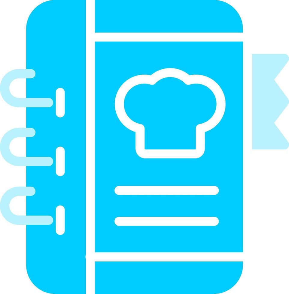 Recipe Book Creative Icon Design vector