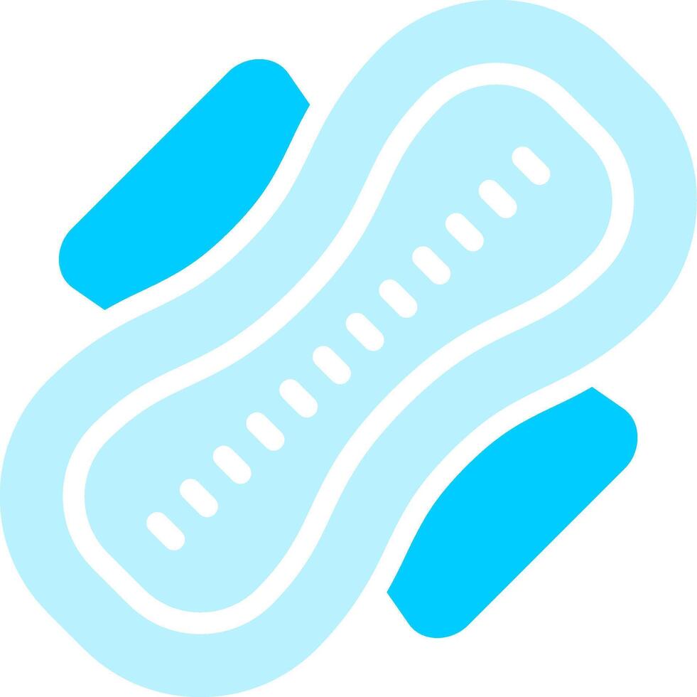 Sanitary Napkin Creative Icon Design vector