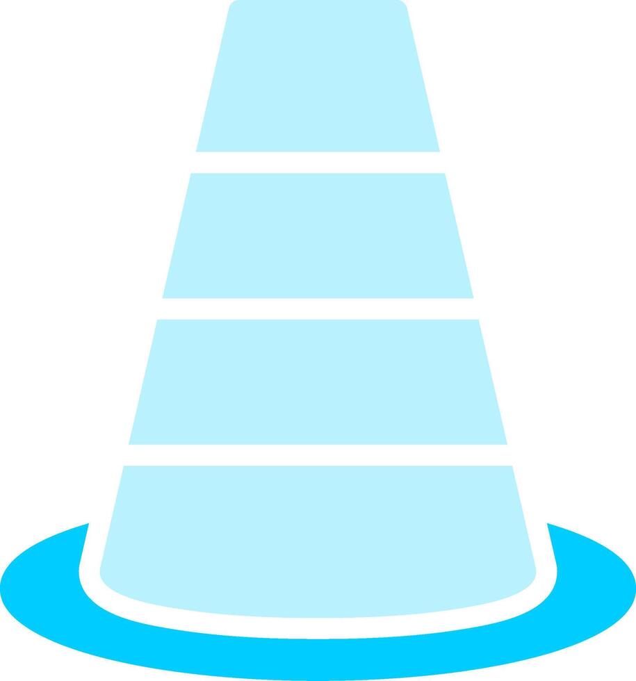Traffic Cone Creative Icon Design vector