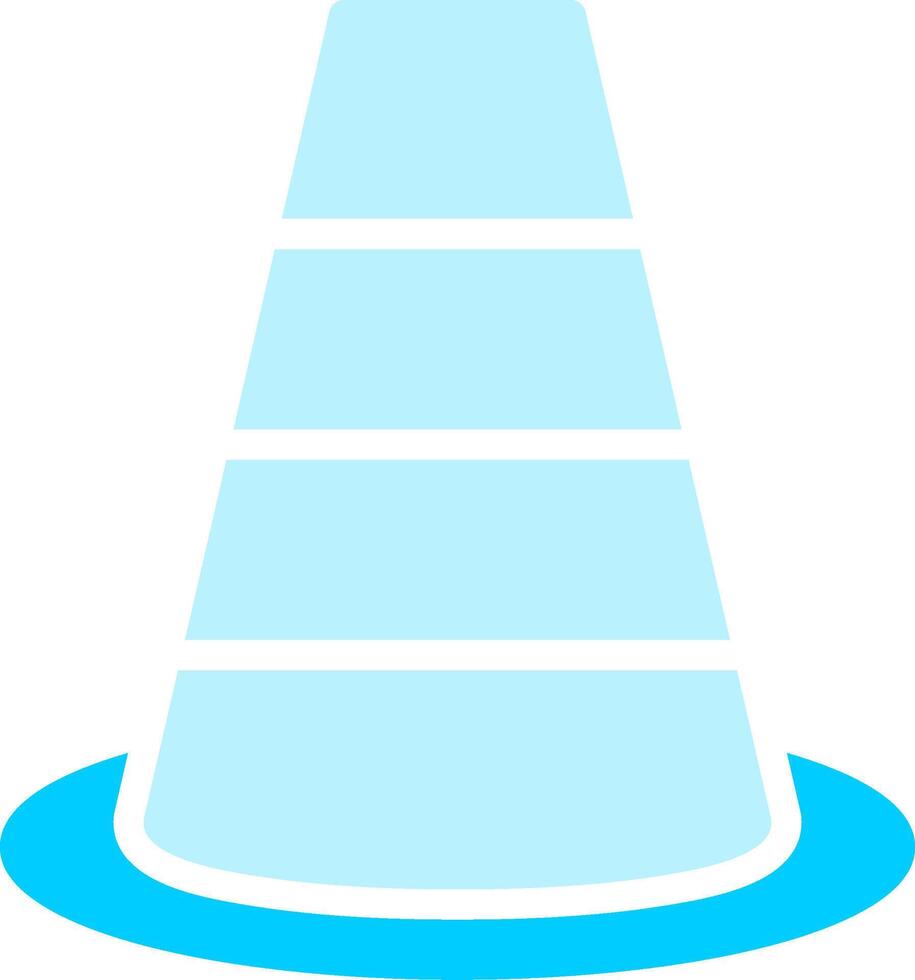 Traffic Cone Creative Icon Design vector