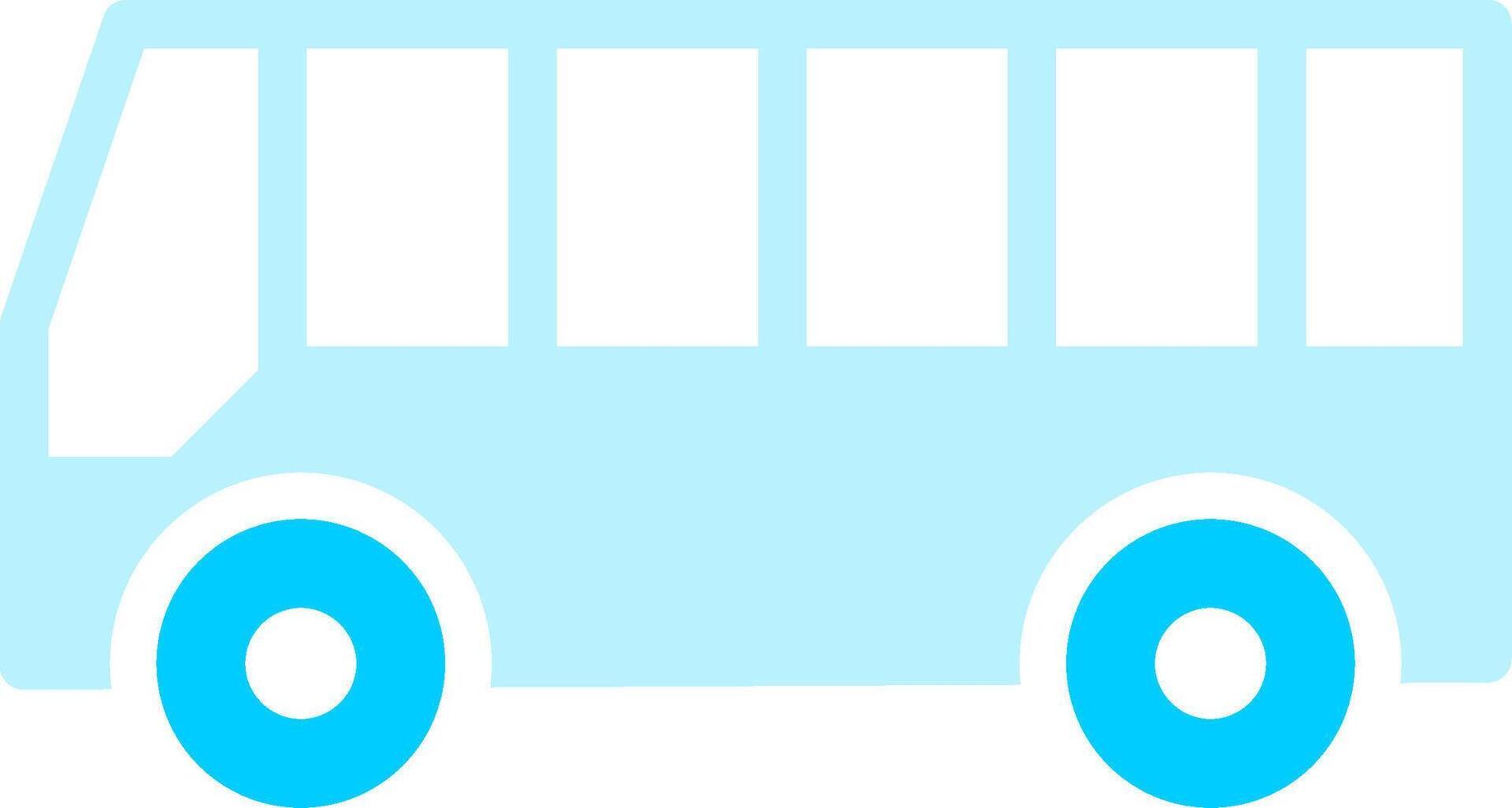 Bus Creative Icon Design vector