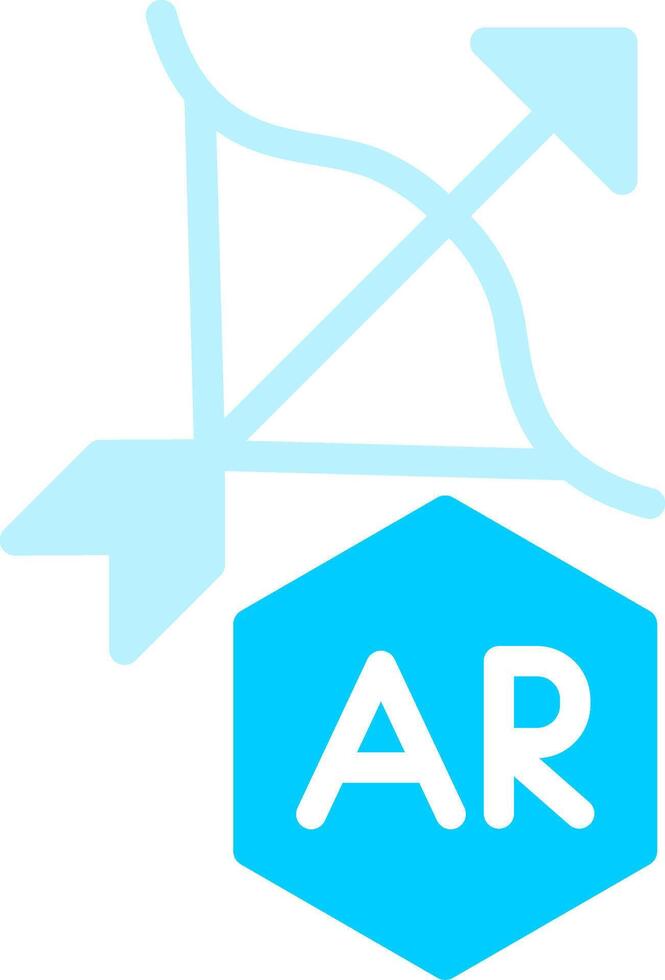Ar Archery Creative Icon Design vector