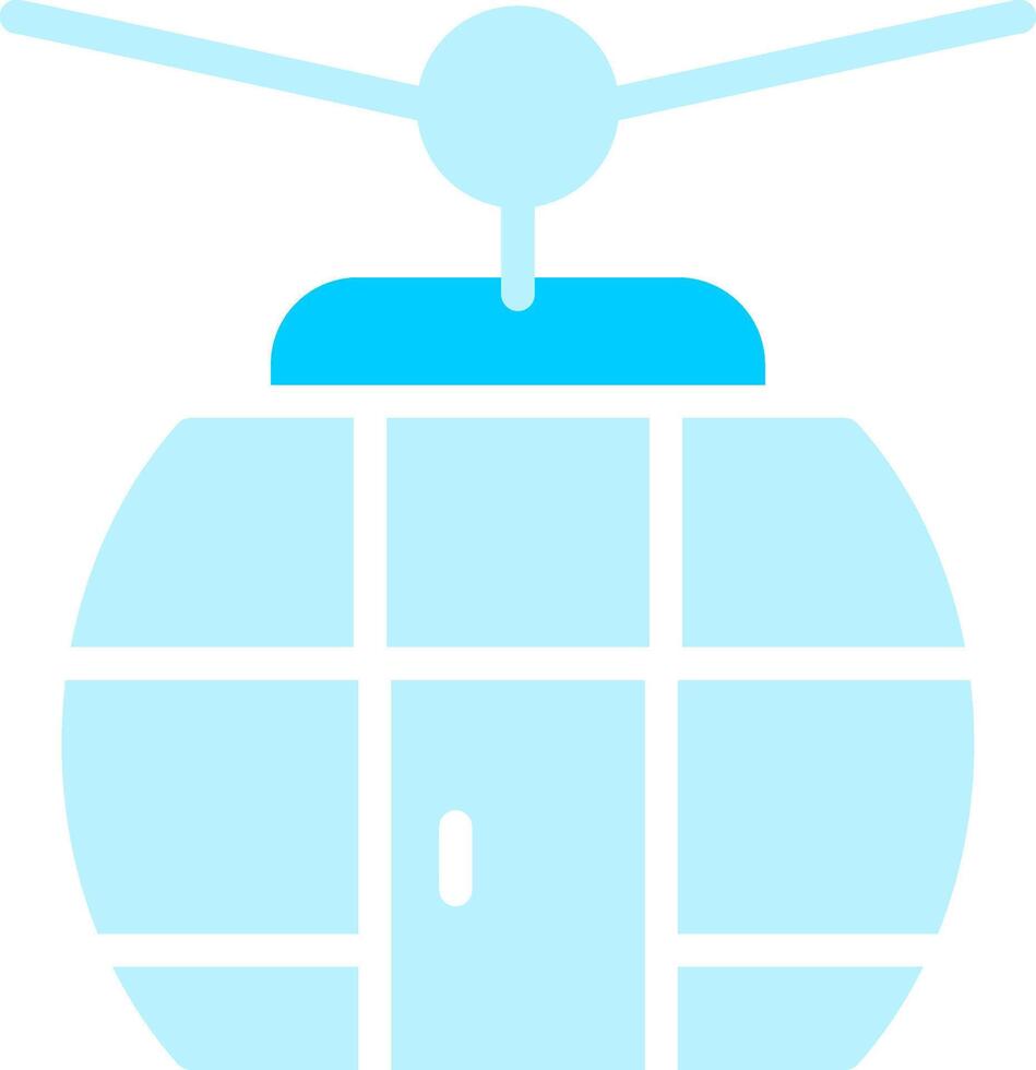 Cable Car Creative Icon Design vector