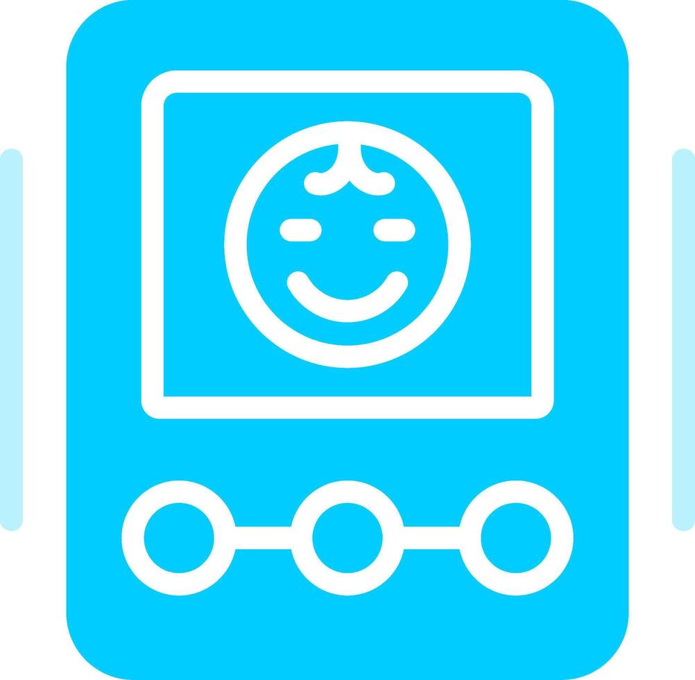 Baby Monitor Creative Icon Design vector