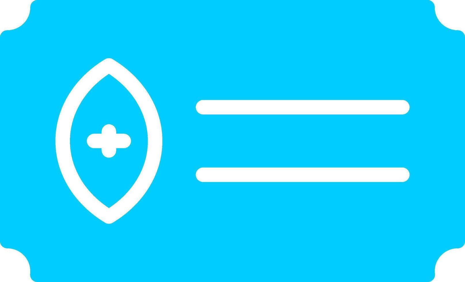 Ticket Creative Icon Design vector