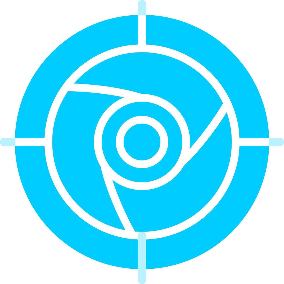 Shutter Creative Icon Design vector