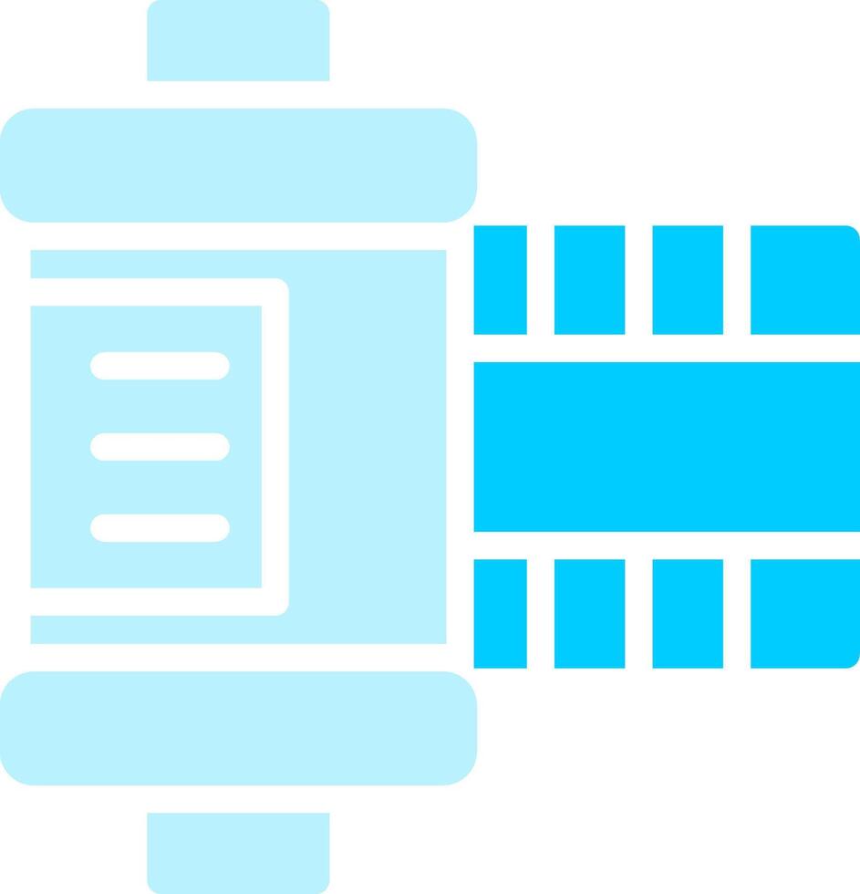 Film Roll Creative Icon Design vector