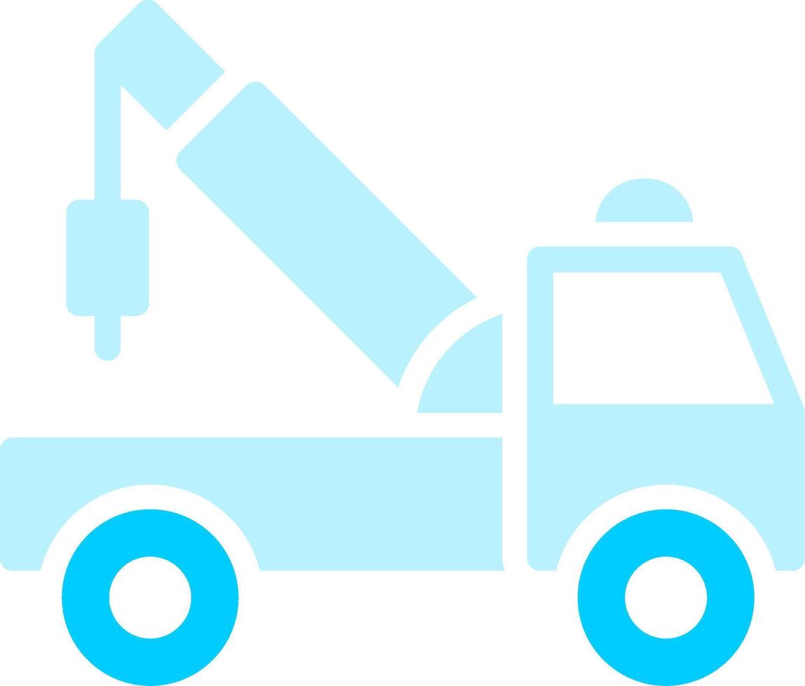 Tow Truck Creative Icon Design vector