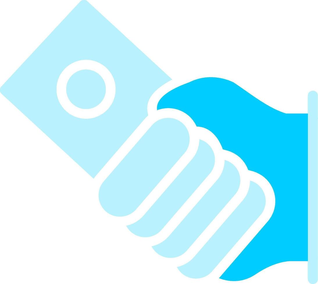 Line two Blue Colour vector