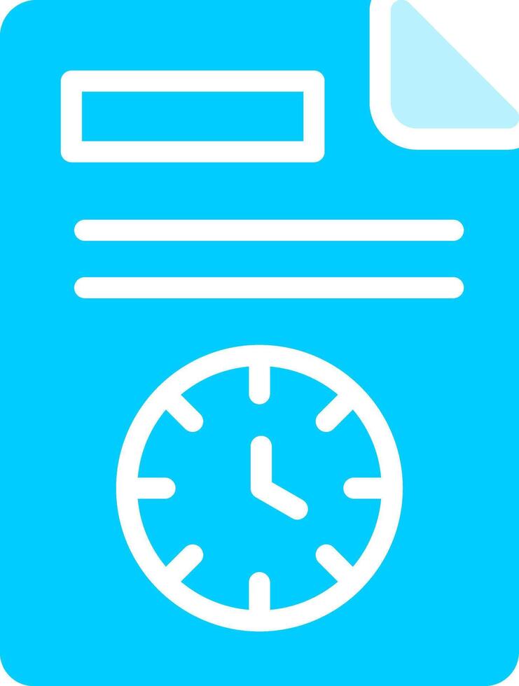 Schedule Creative Icon Design vector