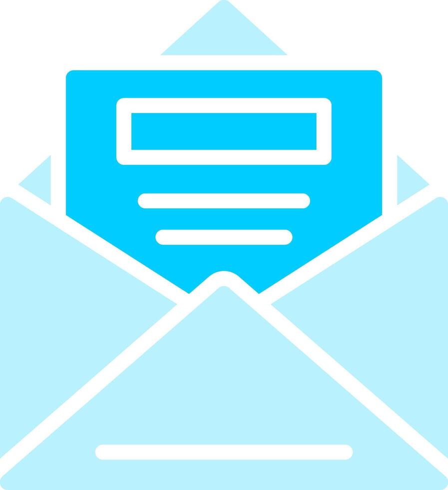 Open Email Creative Icon Design vector